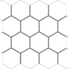 Hexagon Marginal White