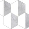 Hexagon Marginal Pulpis Grey Mix