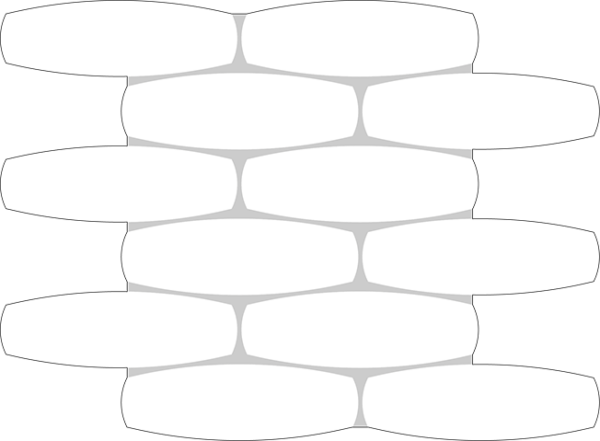 Flake Marginal White