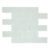 Clear white glass subway tiles with a mix of smooth and textured surfaces, designed to enhance light and add subtle texture to interior spaces.