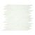 White iridescent glass stick mosaic tile with a horizontal pattern, designed to add linear elegance and shimmer to interior spaces.