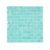 Iridescent turquoise mosaic glass tile with a subtle rainbow shimmer, designed to add aquatic radiance to interior spaces.