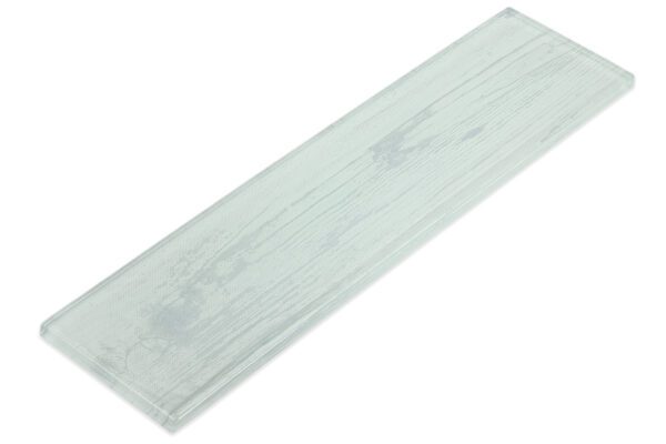 Coastal Chic: White Wood Look Glass Subway Tile - SW1132 - Image 2