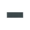 3x9 inch dark grey subway glass tile with a glossy finish, designed to add sleek sophistication to interior spaces.