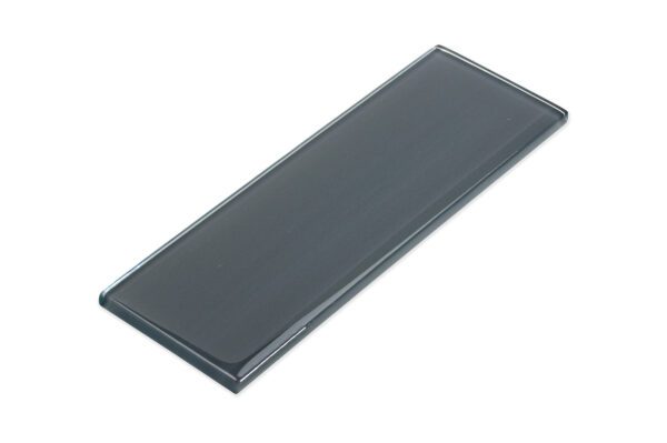 Sleek Sophistication: Dark Grey Subway Glass Tile - SW 188 - Image 2