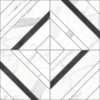 Square Mosaic Calacatta Pulpis Nero